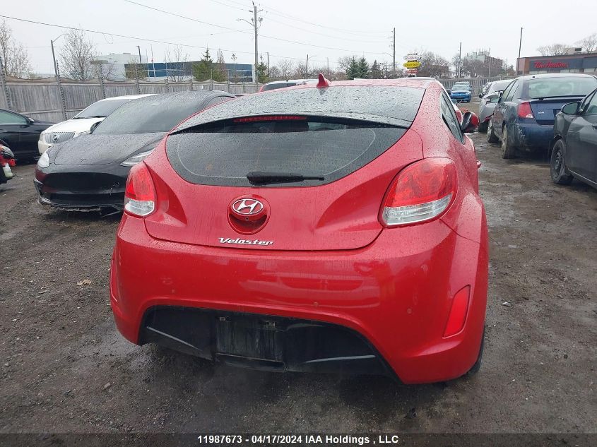 2016 Hyundai Veloster Se VIN: KMHTC6AD5GU284376 Lot: 44584654