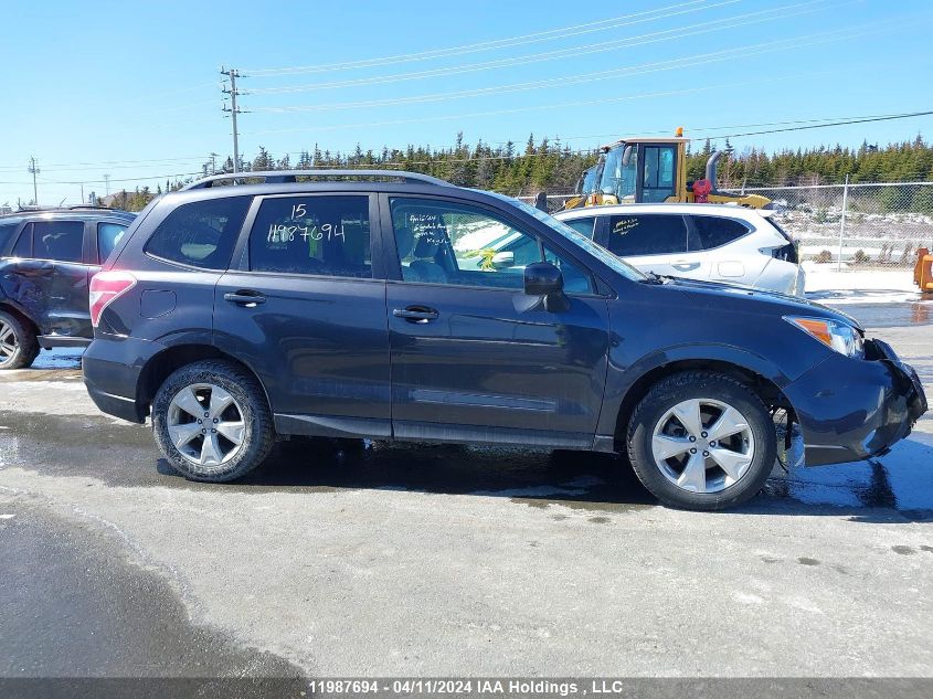 2015 Subaru Forester VIN: JF2SJECC6FH400066 Lot: 11987694