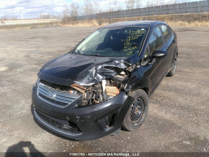 2012 Ford Fiesta Se VIN: 3FADP4BJ6CM116434 Lot: 11987705