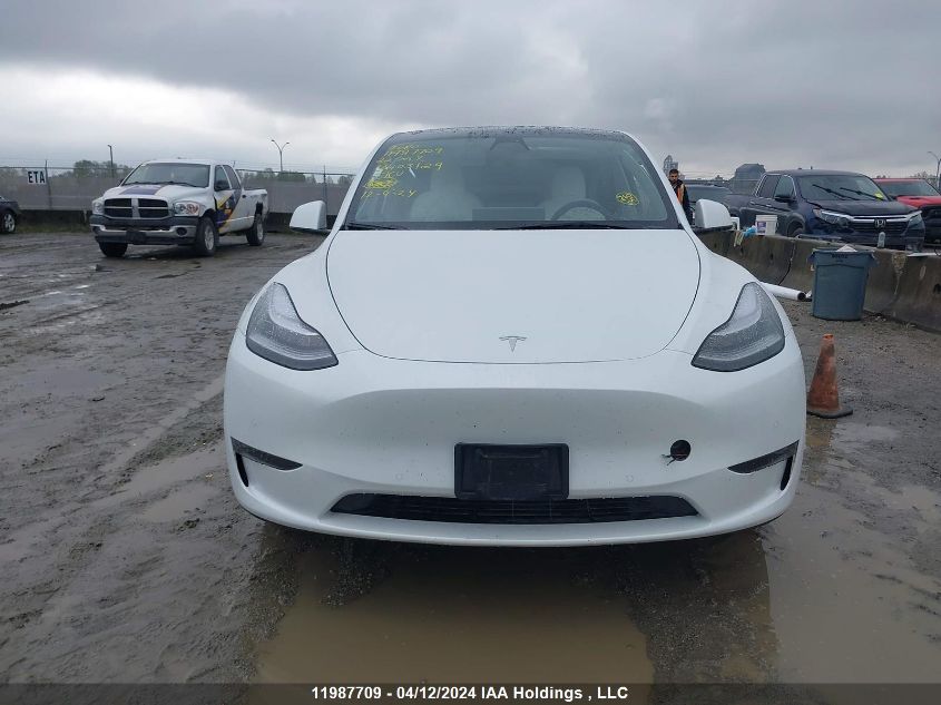 2022 Tesla Model Y VIN: 7SAYGDEE6NF403129 Lot: 11987709