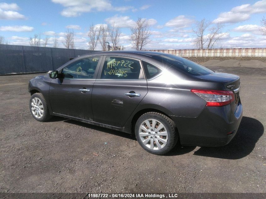 2015 Nissan Sentra S/Sv/Sr/Sl VIN: 3N1AB7AP0FL646995 Lot: 11987722