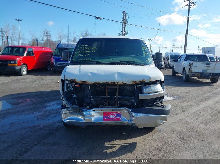 2011 Chevrolet Express 2500 VIN: 1GCWGFCAXB1146044 Lot: 11987740