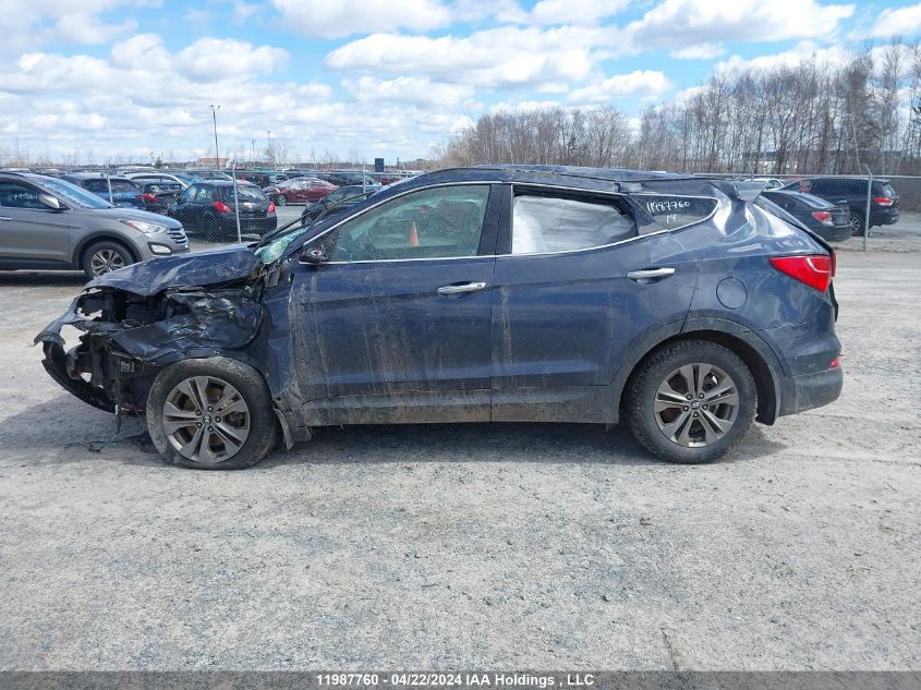 2014 Hyundai Santa Fe Sport VIN: 5XYZUDLB3EG200372 Lot: 11987760