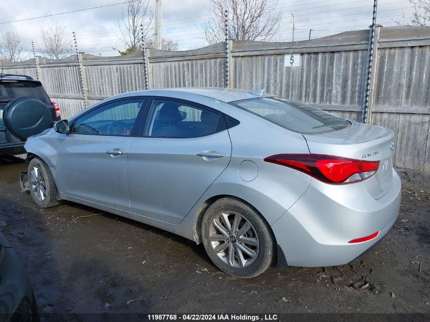 2016 Hyundai Elantra Sport Appearance VIN: KMHDH4AE0GU626951 Lot: 11987768