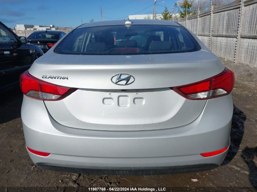 2016 Hyundai Elantra Sport Appearance VIN: KMHDH4AE0GU626951 Lot: 11987768