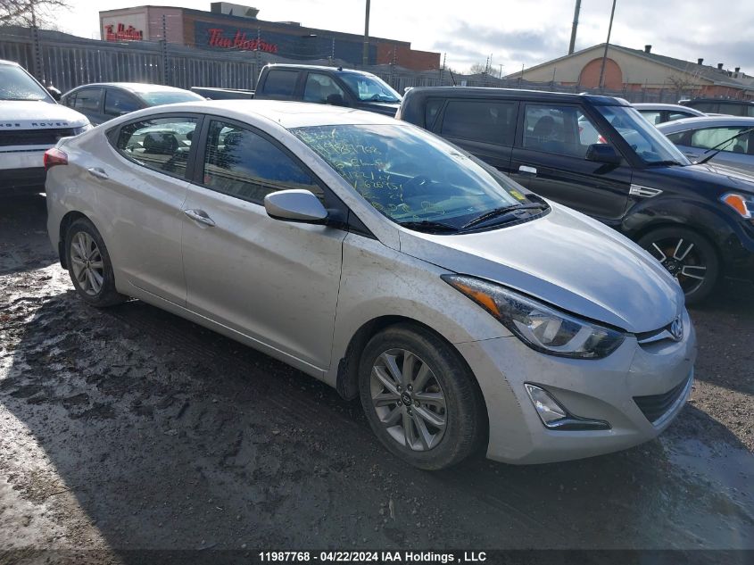 2016 Hyundai Elantra Sport Appearance VIN: KMHDH4AE0GU626951 Lot: 11987768