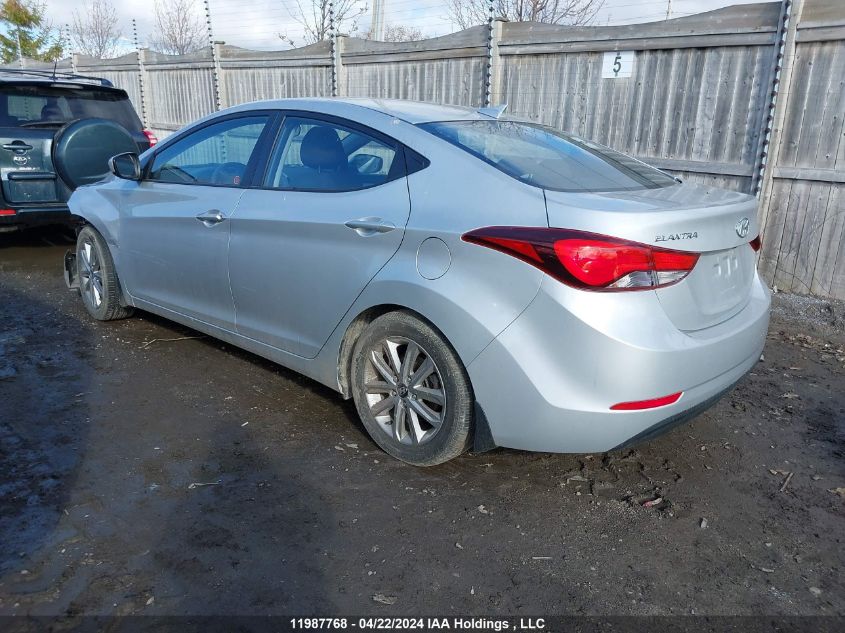 2016 Hyundai Elantra Sport Appearance VIN: KMHDH4AE0GU626951 Lot: 11987768