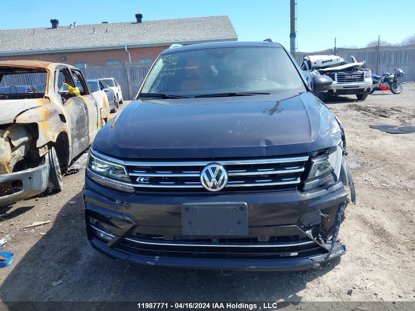 2018 Volkswagen Tiguan VIN: 3VV4B7AX2JM196698 Lot: 11987771