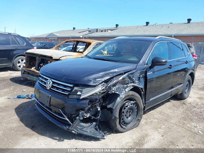 2018 Volkswagen Tiguan VIN: 3VV4B7AX2JM196698 Lot: 11987771