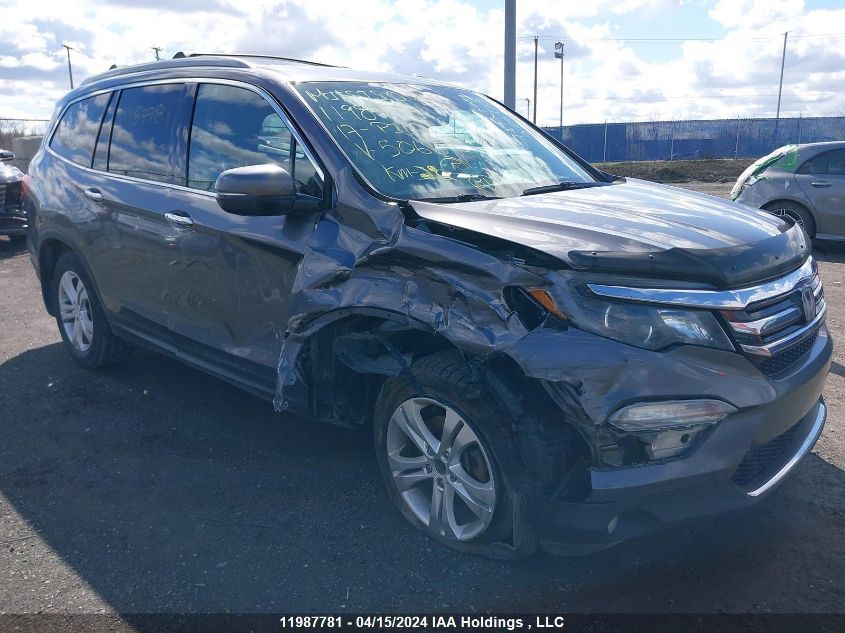 2017 Honda Pilot VIN: 5FNYF6H96HB506159 Lot: 11987781