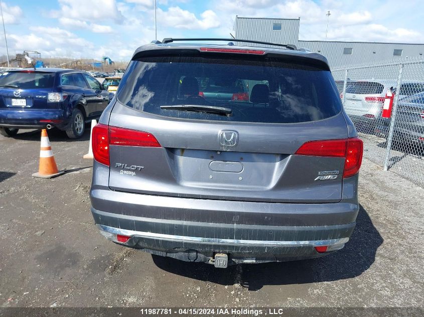 2017 Honda Pilot VIN: 5FNYF6H96HB506159 Lot: 11987781