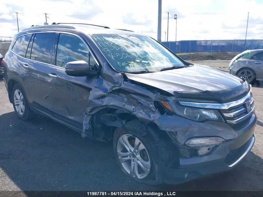 2017 Honda Pilot VIN: 5FNYF6H96HB506159 Lot: 11987781