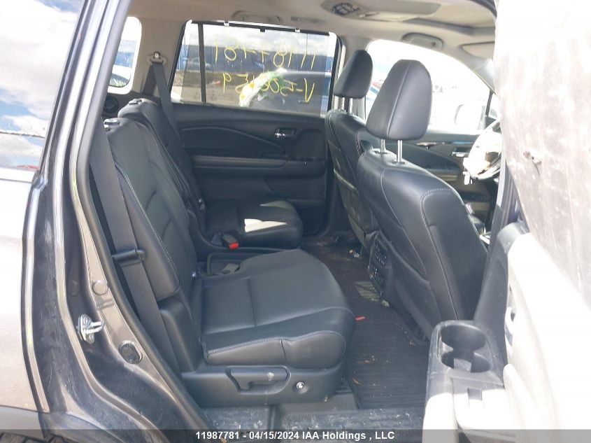 2017 Honda Pilot VIN: 5FNYF6H96HB506159 Lot: 11987781