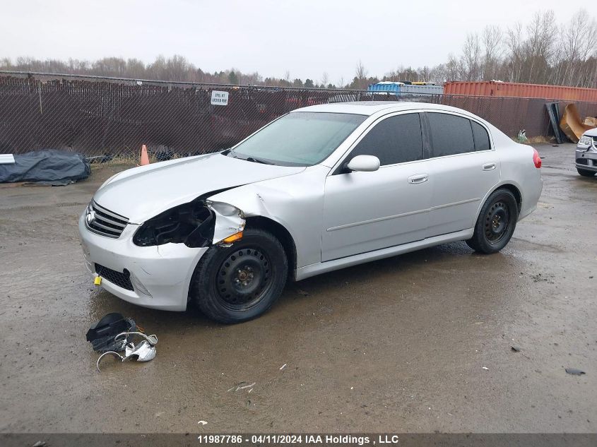 2006 Infiniti G35 VIN: JNKCV51F56M617361 Lot: 11987786