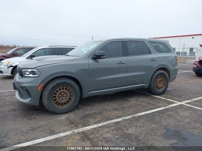 2022 Dodge Durango R/T VIN: 1C4SDJCT7NC195044 Lot: 11987792