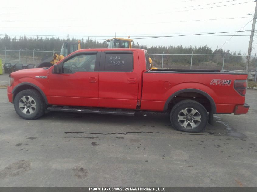 2012 Ford F150 Supercrew VIN: 1FTFW1EF2CFC26294 Lot: 11987819