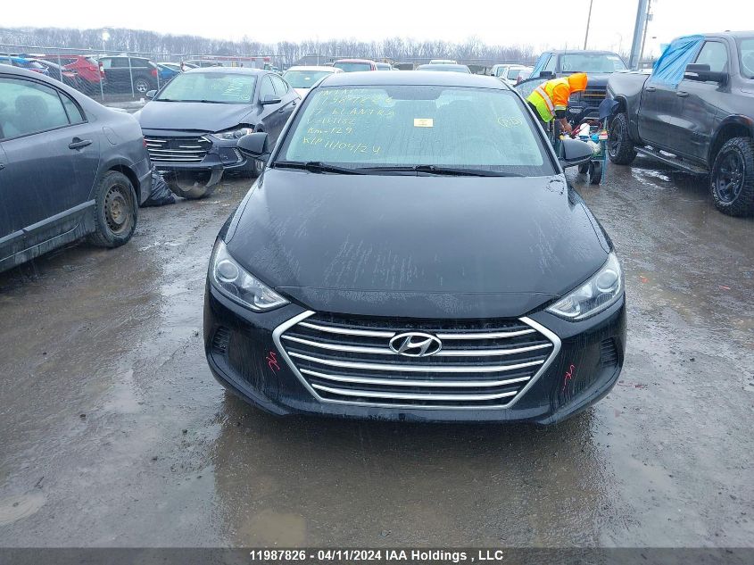 2017 Hyundai Elantra VIN: 5NPD74LF0HH111182 Lot: 11987826