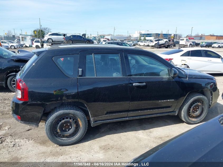 2016 Jeep Compass Sport VIN: 1C4NJDAB2GD720848 Lot: 11987848