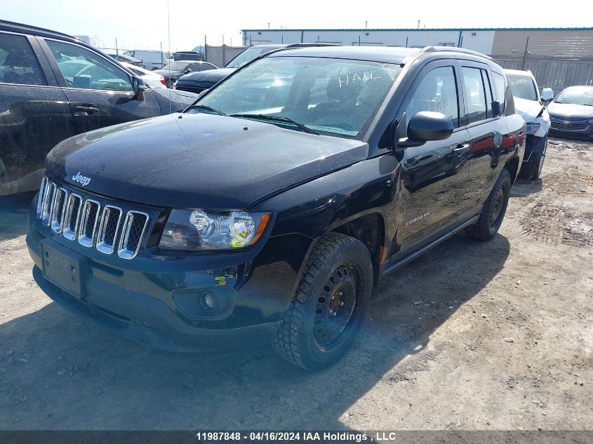 2016 Jeep Compass Sport VIN: 1C4NJDAB2GD720848 Lot: 11987848