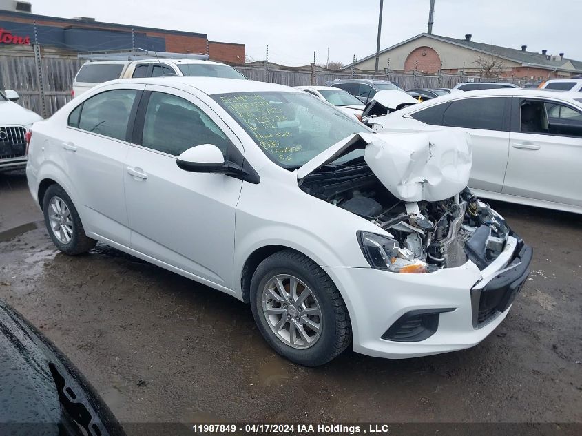 2018 Chevrolet Sonic Lt VIN: 1G1JD5SH3J4123223 Lot: 39222950