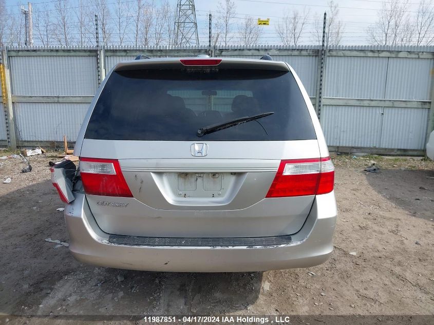2006 Honda Odyssey VIN: 5FNRL38756B461531 Lot: 11987851