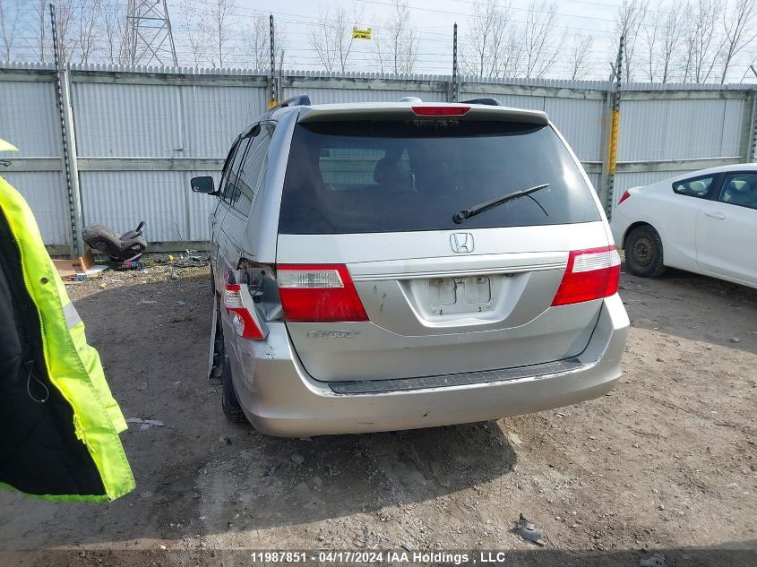 2006 Honda Odyssey VIN: 5FNRL38756B461531 Lot: 11987851