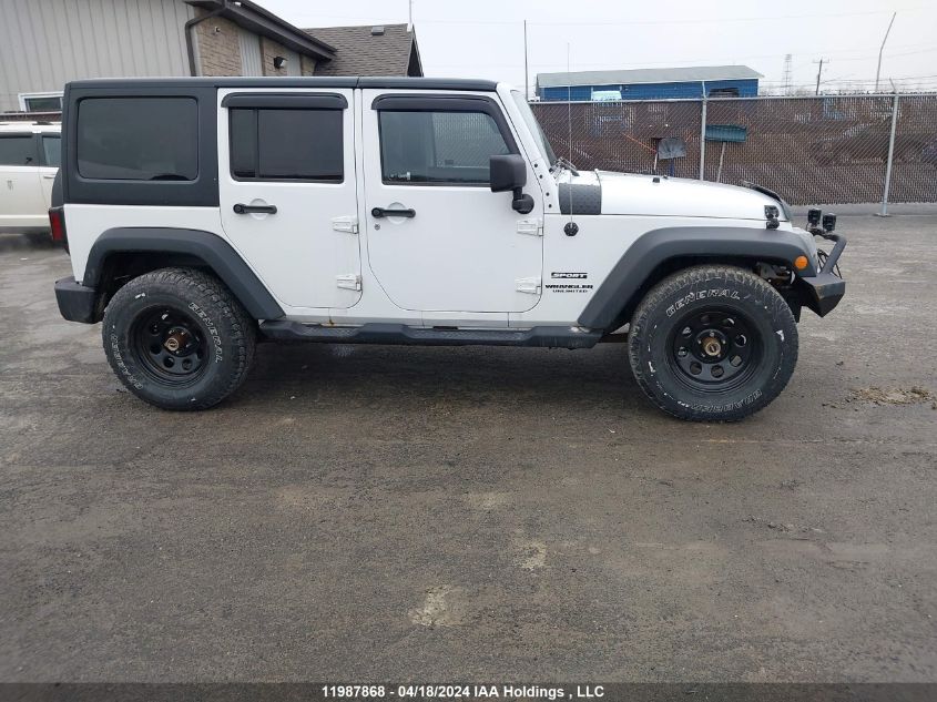 2012 Jeep Wrangler Unlimited Sport VIN: 1C4BJWDG2CL249287 Lot: 11987868