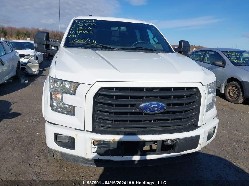 2016 Ford F-150 VIN: 1FTFW1EF3GFA79022 Lot: 11987901