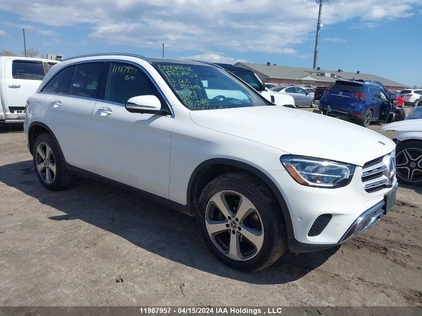 2022 Mercedes-Benz Glc VIN: W1N0G8EB0NV385678 Lot: 11987957