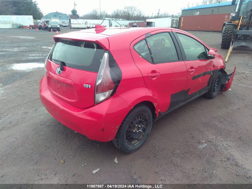 2016 Toyota Prius C VIN: JTDKDTB30G1124277 Lot: 11987987