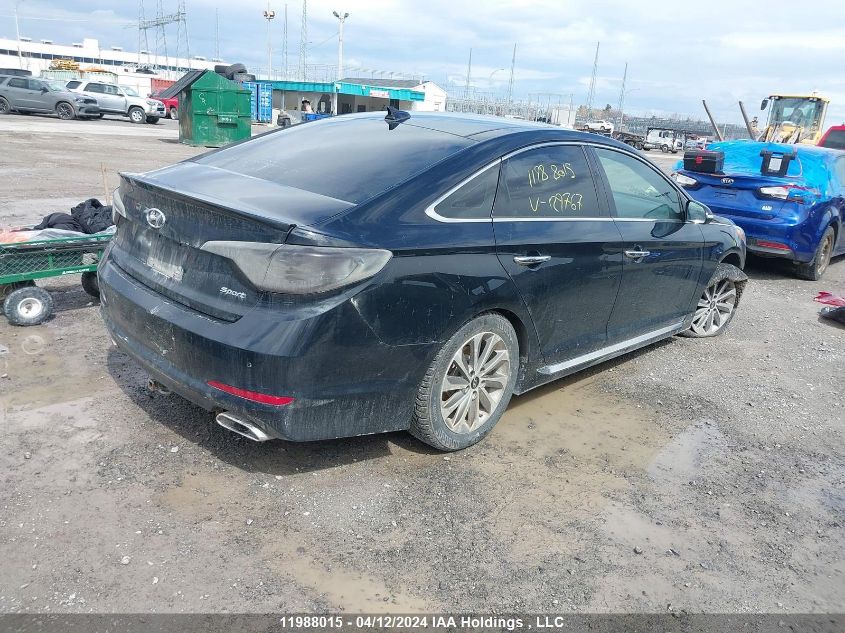 2015 Hyundai Sonata Sport Tech VIN: 5NPE34AF8FH129767 Lot: 11988015