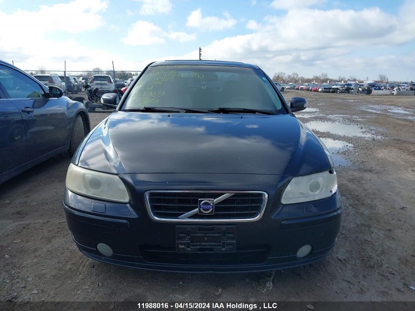 2007 Volvo S60 2.5T VIN: YV1RH592172618969 Lot: 11988016