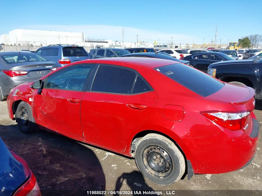 2015 Toyota Corolla L/Le/Le Pls/Prm/S/S Pls VIN: 2T1BURHE8FC392158 Lot: 11988022