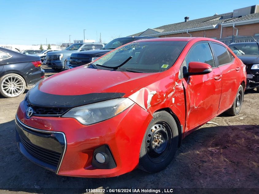 2015 Toyota Corolla L/Le/Le Pls/Prm/S/S Pls VIN: 2T1BURHE8FC392158 Lot: 11988022