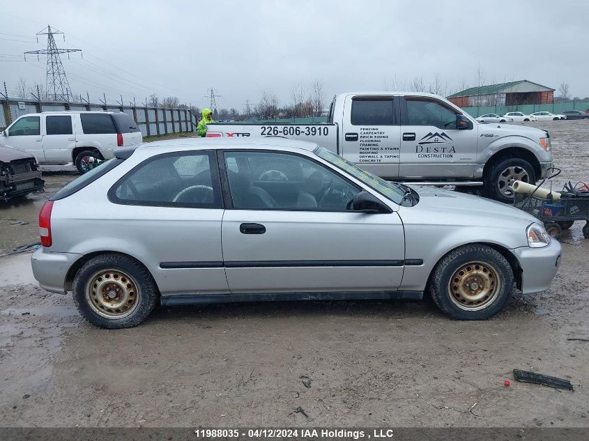 1999 Honda Civic Cx VIN: 2HGEJ6426XH007320 Lot: 11988035