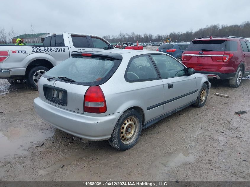 1999 Honda Civic Cx VIN: 2HGEJ6426XH007320 Lot: 11988035