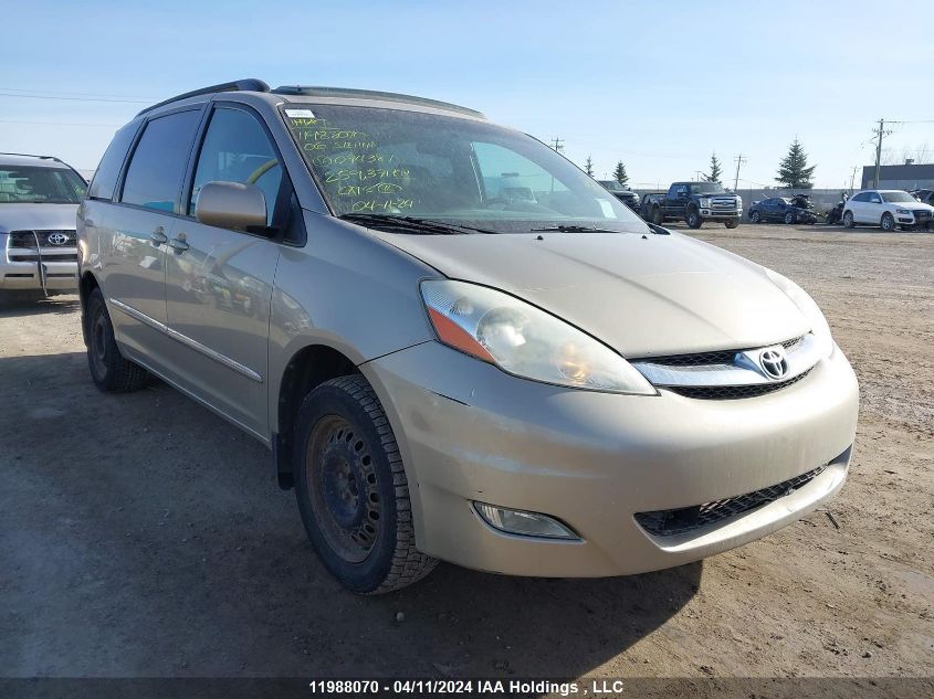 2006 Toyota Sienna Xle/Xle Limited VIN: 5TDBA22C26S074387 Lot: 11988070