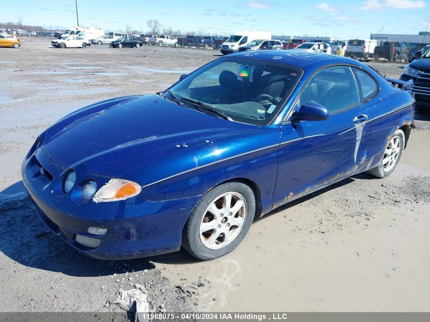 2001 Hyundai Tiburon VIN: KMHJG35F71U221020 Lot: 11988075