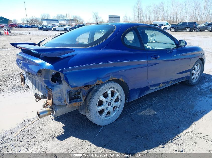 2001 Hyundai Tiburon VIN: KMHJG35F71U221020 Lot: 11988075