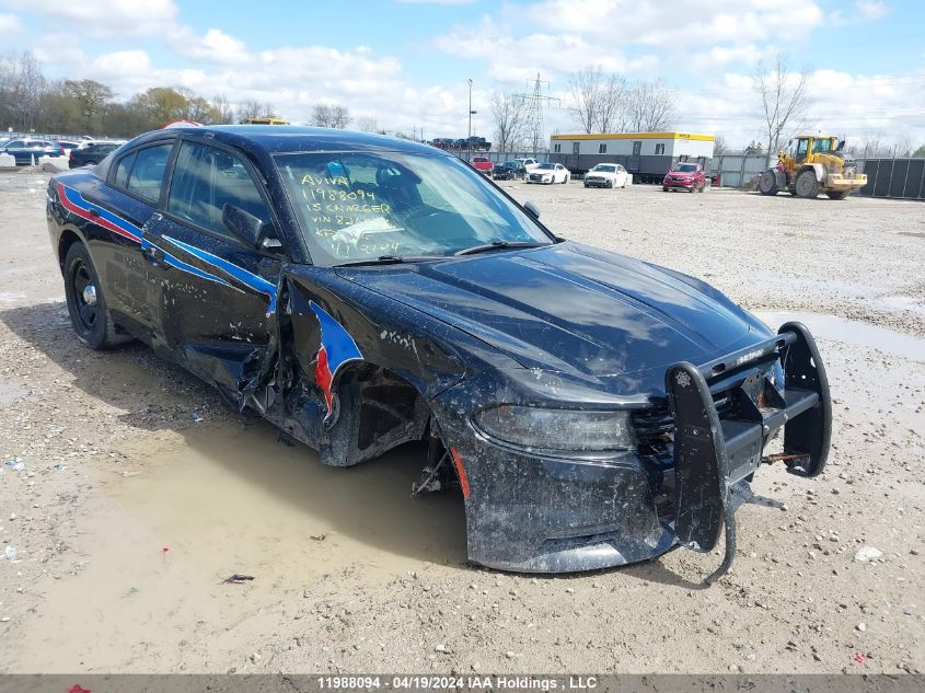 2015 Dodge Charger Police VIN: 2C3CDXATXFH826026 Lot: 81093613