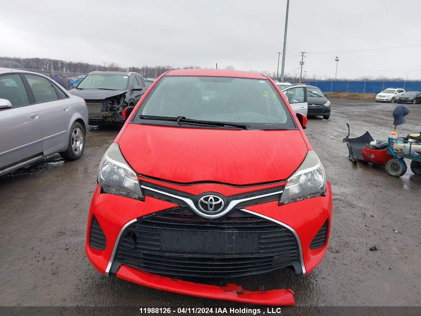 2015 Toyota Yaris VIN: VNKKTUD39FA055083 Lot: 11988126