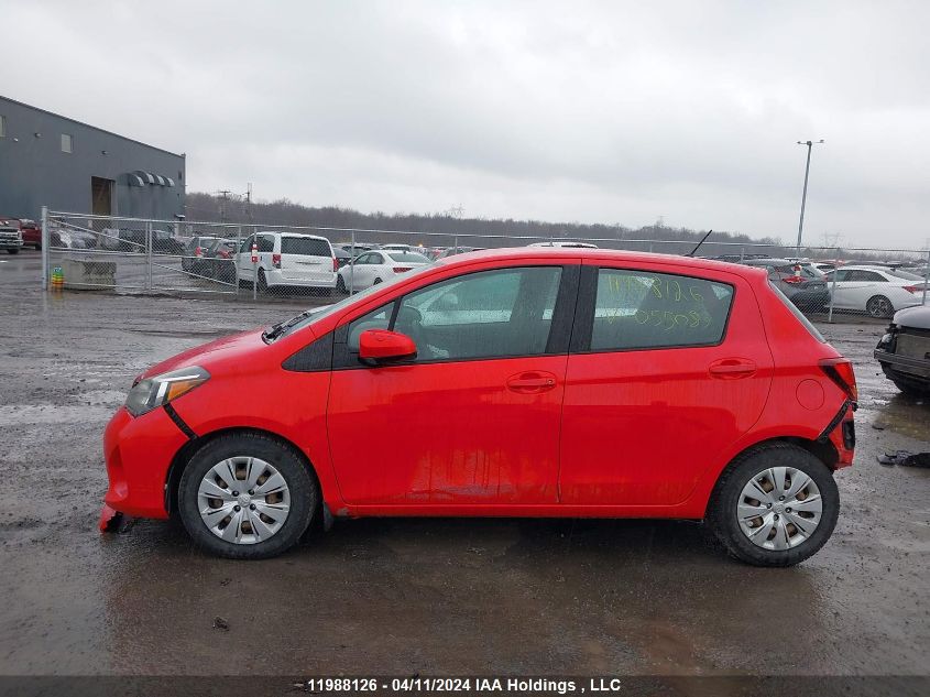 2015 Toyota Yaris VIN: VNKKTUD39FA055083 Lot: 11988126