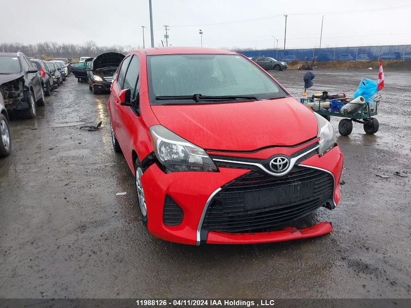 2015 Toyota Yaris VIN: VNKKTUD39FA055083 Lot: 11988126