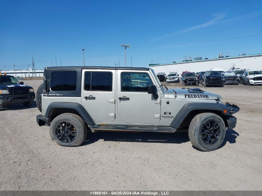 2007 Jeep Wrangler Unlimited X VIN: 1J4GA39107L124314 Lot: 11988161