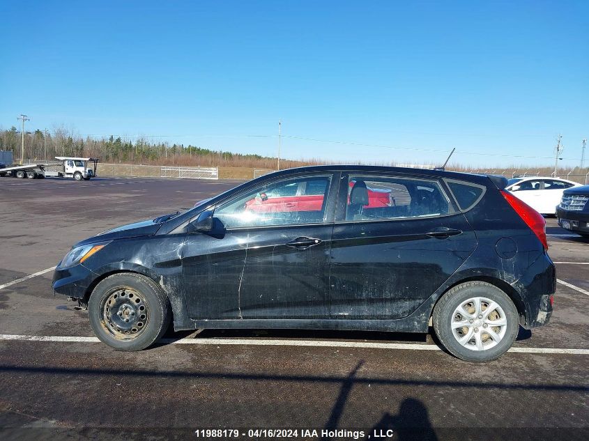 2013 Hyundai Accent Gl VIN: KMHCT5AE6DU101355 Lot: 11988179