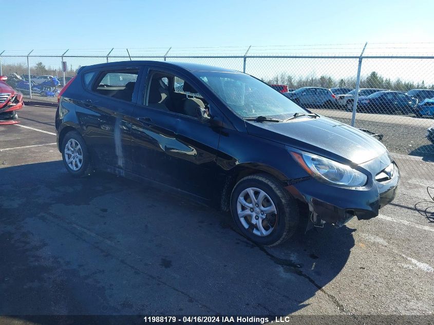 2013 Hyundai Accent Gl VIN: KMHCT5AE6DU101355 Lot: 11988179