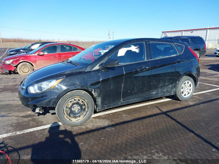 2013 Hyundai Accent Gl VIN: KMHCT5AE6DU101355 Lot: 11988179