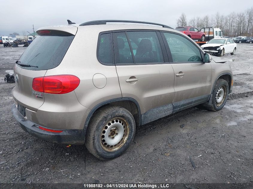 2016 Volkswagen Tiguan VIN: WVGJV7AX7GW061844 Lot: 11988182