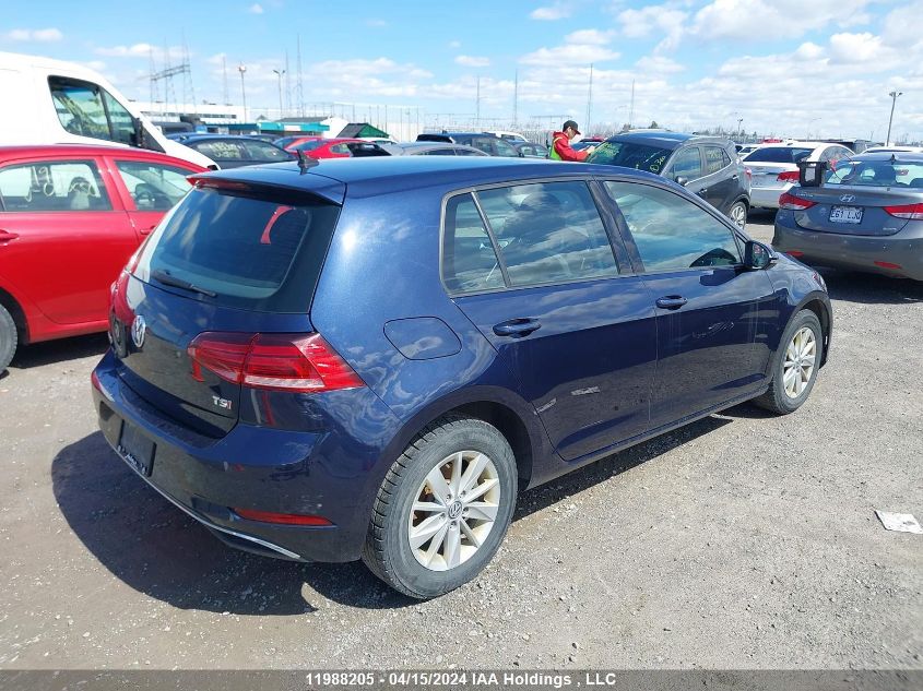 2018 Volkswagen Golf S/Se VIN: 3VWB17AU4JM252426 Lot: 11988205