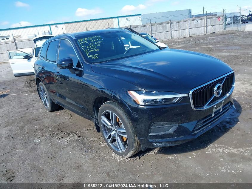 2021 Volvo Xc60 VIN: LYVA22RK4MB833615 Lot: 11988212